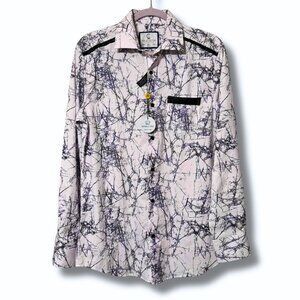 Suslo Couture Limited Edition Luxury Button Down Shirt | Slim Fit Men’s M | NWT
